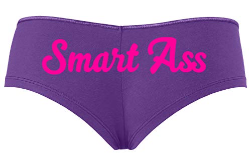 Knaughty Knickers Smart Ass Spoiled Brat Kitten DDLG Slutty Purple Boyshort