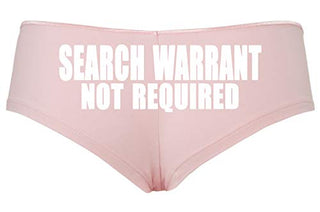 Knaughty Knickers Search Warrant Not RequiPink Police Wife Girlfriend Pink Panty