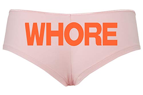 Knaughty Knickers Whore Boyshort Underwear Slut Panties BDSM Owned
