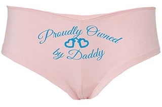 Knaughty Knickers BDSM DDLG Proudly Owned by Daddy Boyshort for Baby Girl Princess