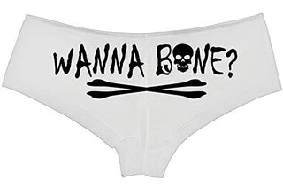 Wanna Bone? • Boyshorts • White