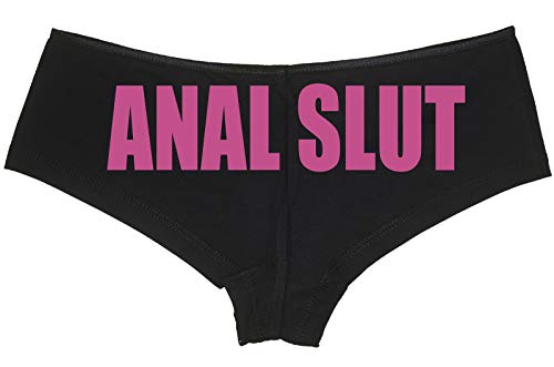 Knaughty Knickers Anal Slut Boyshort underwear sexy flirty panties rude panties