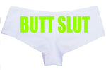Knaughty Knickers Butt Slut Boyshort Underwear Sexy Flirty Panties Rude Undies