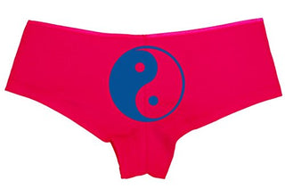 Knaughty Knickers Women's Ying Yang Booty Sexy Boyshort