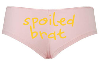 Knaughty Knickers Spoiled Brat DDLG Sexy Boyshort Panties for Little Sub