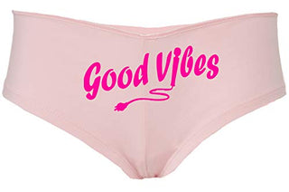 Knaughty Knickers Good Vibes Magic Wand Vibrator Sexy Boyshort Cute Flirty