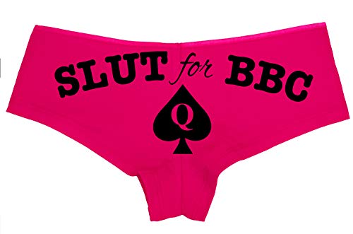 Knaughty Knickers Slut for BBC queen of spades logo tatoo panties plus size too