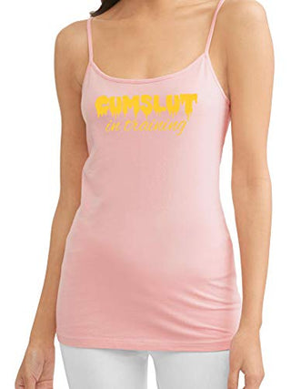 Knaughty Knickers Cumslut In Training Submissive Oral Sub Slut Pink Camisole