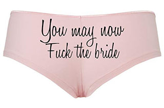 Knaughty Knickers You May Now Fuck The Bride Honeymoon Bridal Sexy Panties