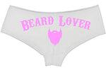 Knaughty Knickers Beard Lover For The Man In Your Life Slutty White Boyshort