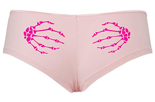 Knaughty Knickers Boney Hands Grabbing Ass hot Rave Wear Halloween Pink Boyshort