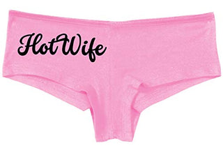 Knaughty Knickers HotWife Life Shared Lifestyle Hot Wife Pink Boyshort Panties