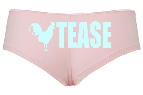 Knaughty Knickers Cock Rooster Tease Hotwife Slut Pink Sexy Boyshort Underwear