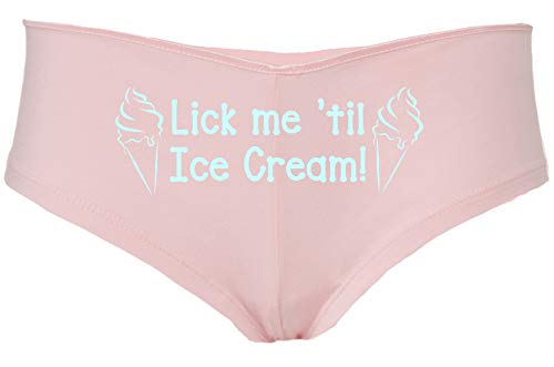 Knaughty Knickers - Lick Me 'Til Ice Cream Boy Short Panties - Lick Me Until I Scream Boyshort Underwear