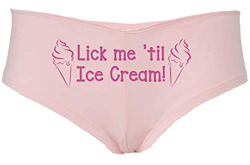 Knaughty Knickers - Lick Me 'Til Ice Cream Boy Short Panties - Lick Me Until I Scream Boyshort Underwear