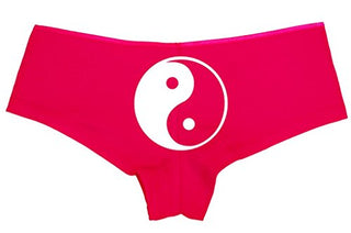 Knaughty Knickers Women's Ying Yang Booty Sexy Boyshort