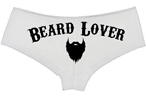 Knaughty Knickers Beard Lover For The Man In Your Life Slutty White Boyshort