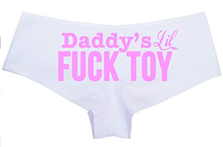 Knaughty Knickers Daddy's Little Lil Fuck Toy Fucktoy DDLG BDSM Owned Boyshort