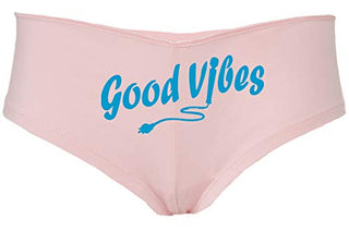 Knaughty Knickers Good Vibes Magic Wand Vibrator Sexy Boyshort Cute Flirty