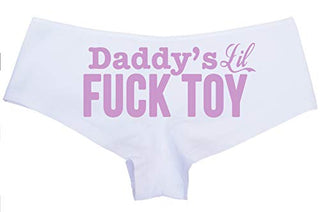 Knaughty Knickers Daddy's Little Lil Fuck Toy Fucktoy DDLG BDSM Owned Boyshort