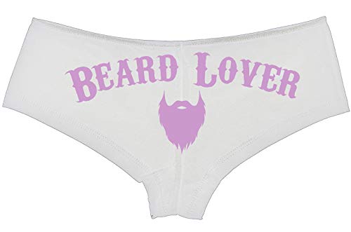 Knaughty Knickers Beard Lover For The Man In Your Life Slutty White Boyshort