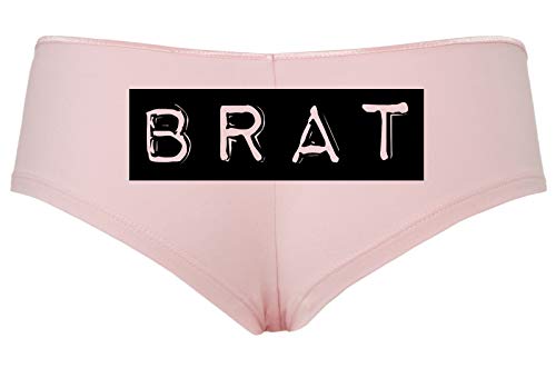 Knaughty Knickers BRAT Daddy's Little Slut DDLG CGLG Sexy Pink Boyshort Underwear