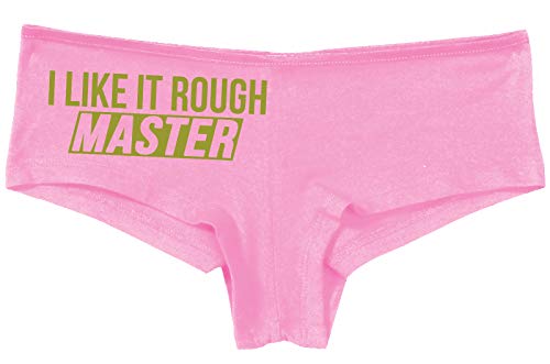 Knaughty Knickers I Like It Rough Master Give To Me Hard Pink Boyshort Panties