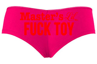 Knaughty Knickers Masters Little Fuck Toy Piece Of Ass Hot Pink Slutty Panties