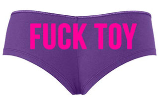 Knaughty Knickers Fucktoy Fuck Toy Boyshort Owned BDSM Slut Panties DDLG