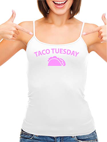 Knaughty Knickers Eat My Taco Tuesday Lick Me Oral Sex White Camisole Tank Top