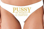 Knaughty Knickers Pussy The Breakfast of Champions Oral Sex Flirty Thong Panties
