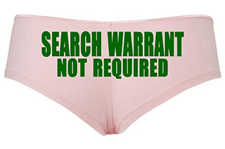 Knaughty Knickers Search Warrant Not RequiPink Police Wife Girlfriend Pink Panty