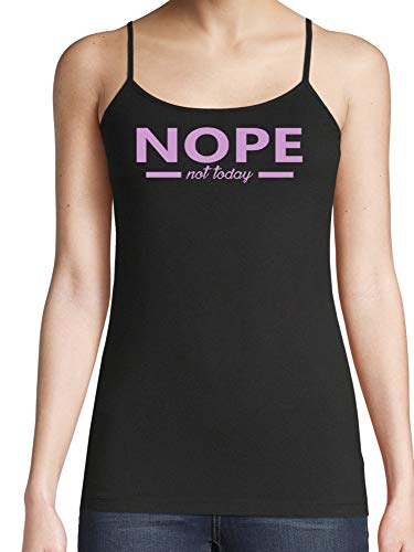 Knaughty Knickers Nope Not Today No Sex Cuck Hubby Black Camisole Tank Top