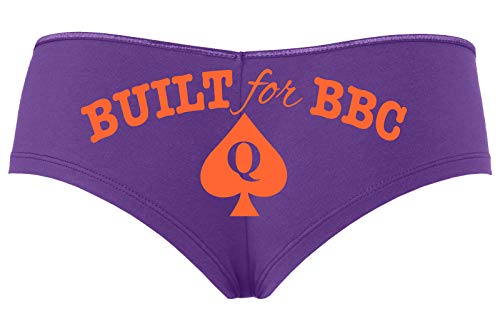 Knaughty Knickers Built for BBC Pawg Queen of Spades QOS Slutty Purple Boyshort