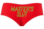 Knaughty Knickers - Master's Slut BDSM boy Short Panties - Owned and Collared Boyshort