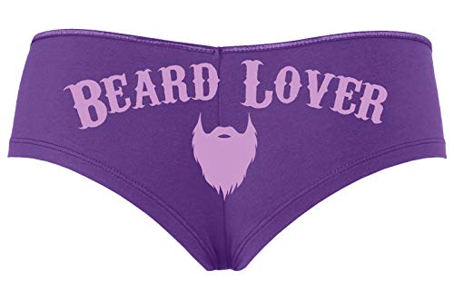 Knaughty Knickers Beard Lover For The Man In Your Life Slutty Purple Boyshort
