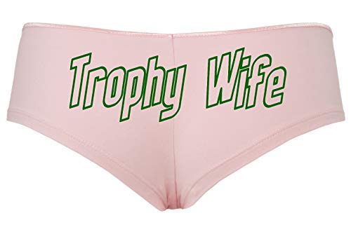 Knaughty Knickers Trophy Wife Panty Game Shower Gift Hotwife Cute Pink Boyshort