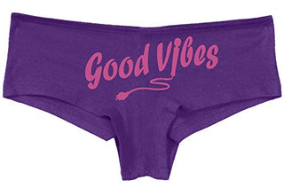 Knaughty Knickers Good Vibes Magic Wand Vibrator Sexy Boyshort Cute Flirty