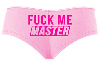 Knaughty Knickers Fuck Me Master Give It To Me Please Baby Pink Slutty Panties