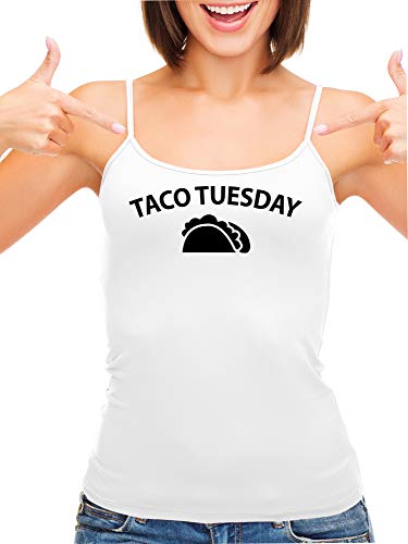 Knaughty Knickers Eat My Taco Tuesday Lick Me Oral Sex White Camisole Tank Top