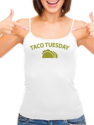 Knaughty Knickers Eat My Taco Tuesday Lick Me Oral Sex White Camisole Tank Top