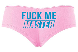 Knaughty Knickers Fuck Me Master Give It To Me Please Baby Pink Slutty Panties