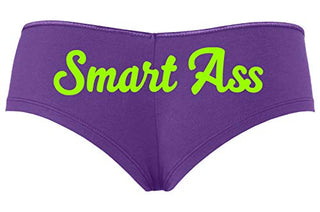 Knaughty Knickers Smart Ass Spoiled Brat Kitten DDLG Slutty Purple Boyshort