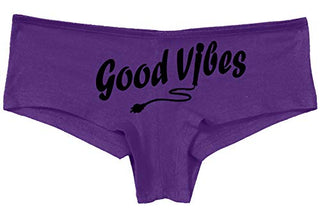 Knaughty Knickers Good Vibes Magic Wand Vibrator Sexy Boyshort Cute Flirty