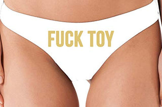 Knaughty Knickers Fucktoy Fuck Toy Boyshort Owned BDSM Slut Thong Panties DDLG