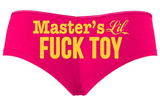 Knaughty Knickers Masters Little Fuck Toy Piece Of Ass Hot Pink Slutty Panties