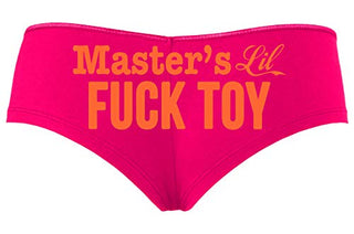 Knaughty Knickers Masters Little Fuck Toy Piece Of Ass Hot Pink Slutty Panties