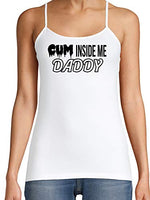 Knaughty Knickers Cum Inside Me Daddy Creampie Cumplay White Camisole Tank Top