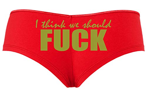 Knaughty Knickers I Think We Should Fuck Horny Slutty Slutty Red Boyshort