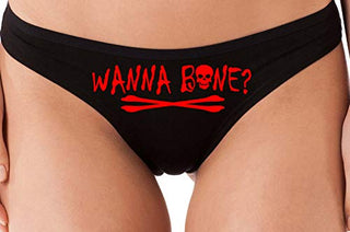 Wanna Bone? • Thong • Black